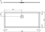 Ideal Standard UltraFlat Evo 1800 x 800mm Shower Tray - Silk White