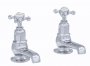 Perrin & Rowe Bath Pillar Taps with Crosshead Handles (3456)