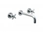 Vado Elements 3 Hole Basin Mixer with 200mm Spout
