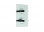 Vado DX Notion Concealed 2 Outlet, 2 Handle Thermostatic Shower Valve