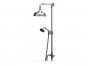 Vado Rigid Riser with 200mm Fixed Shower Head and Diverter