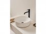 Roca Ona Chrome Smooth Bodied Extended Height Basin Mixer with Click-Clack Waste