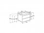 Roca Ona Unik 800mm Left Hand Basin & Matt Sand Grey Unit (2 Drawers)