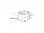 Roca Ona Unik Compact 600mm Basin & Matt Sand Grey Unit (2 Drawers)