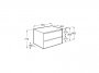 Roca Ona Unik 800mm Matt Sand Grey Right Hand Unit & Countertop (2 Drawers)