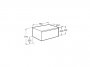 Roca Ona Unik 800mm Matt White Unit & Countertop (1 Drawer)