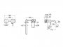 Roca Ona Wall-Mounted Built-in Basin Mixer - Rose Gold