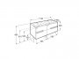 Roca Victoria-N Gloss White 1200mm Double Square Basin & Unit with 4 Drawers