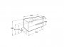 Roca Victoria-N Gloss White 1000mm Square Basin & Unit with 2 Drawers