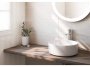 Roca Naia Chrome Smooth Bodied Medium Plus Height Basin Mixer