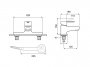Roca Naia Chrome Deck-Mounted Bath Shower Mixer