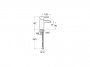 Roca Naia Brushed Titanium Black Bidet Mixer