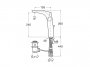 Roca Insignia Single Lever Extended Height Basin Mixer with Pop-Up Waste - Chrome