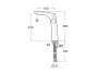 Roca Insignia Single Lever Extended Height Basin Mixer - Chrome