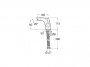 Roca Insignia Single Lever Bidet Mixer - Titanium Black