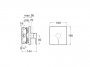 Roca Insignia Built-In Bath Or Shower Mixer with 1 Outlet - Chrome