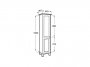 Roca Carmen Reversable Column Unit - Anthracite Satin