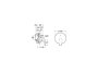 Roca Monodin-N Built-In Bath/Shower Mixer - Chrome