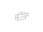 Roca PL1 Chrome Dual Flush Plate