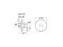 Roca Cala Built-In 1 Outlet Bath or Shower Mixer - White