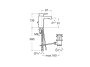 Roca L90 Bidet Mixer with Pop Up Waste - Chrome