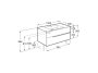 Roca Victoria-N 1000mm Vanity Unit with Two Drawers & Basin - Light Ash