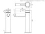 Tavistock Anthem Tall Basin Mixer with Click Waste - Gunmetal