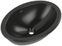 Villeroy & Boch Loop & Friends 485mm Oval Under Countertop Basin with Overflow - Black