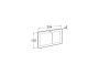 Roca In-Wall PS1 Dual Flush Plate - Matt Black