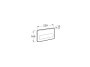 Roca In-Wall PL3 Pro Anti-Vandal Flush Plate (Duplo One) - Stainless Steel