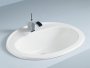 RAK Over Counter Basins 56cm 2 Tap Hole Mira Over Counter Wash Basin