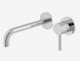 Vado Origins Slimline 2 Hole Wall Mounted Basin Mixer with Knurled Handle