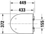 Duravit No.1 Standard Close Toilet Seat and Cover - White