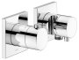 Keuco Edition 11 Thermostatic Mixer Set 3-Way with Wall Outlet for Shower Hose & Holder - Chrome