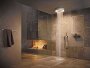 Keuco Ceiling Mounted Shower Head with DALI Lighting - Matt White