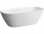 Laufen Ino White Freestanding Bath with Overflow and Feet