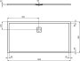 Ideal Standard UltraFlat Evo 1800 x 900mm Shower Tray - Silk White