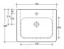 Essential Ivy 55cm Basin