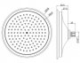 Burlington Riviera Gold Fixed AirBurst Shower Head and Arm