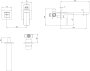 Villeroy & Boch Subway 3.0 Wall Mounted Single Lever Basin Mixer - Matt Brushed Nickel