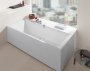 Villeroy & Boch Squaro Edge 12 1800 x 800mm Oval Double Ended Bath - Stone White