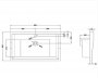 Bayswater 1 Tap Hole 800mm Traditional Basin