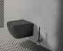 Ideal Standard IOM Wall Mounted Silk Black Toilet Brush & Holder