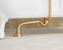 Tavistock Exposed Drain Pipe - Brushed Brass
