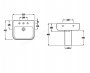 RAK Metropolitan 52cm 1 Tap Hole Basin