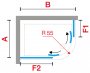 Novellini Zephyros R Double Door Offset Quadrant Shower Enclosure