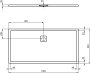 Ideal Standard UltraFlat Evo 1600 x 800mm Shower Tray - Silk White