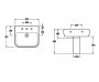 RAK Metropolitan 52cm 1 Tap Hole Basin