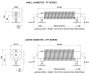 Bisque Flow Form Radiator - Chrome -190mm x 1000mm
