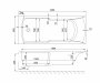 Carron Axis SE 1650 x 700mm Acrylic Bath